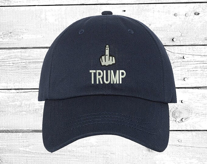 Baseball Cap TRUMP MIDDLE FINGER Hat Anti Trump  Not My President Fuck Trump Caps Women's March Feminist Gift Black Lives Matter  Unisex Hat