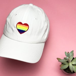 PRIDE Dad Hat Gay Pride Cap, Lgbt Hat, Rainbow Baseball Hat , Lesbian Baseball Cap , Pride Flag Hat Sun Hats for men, Sun hats for women
