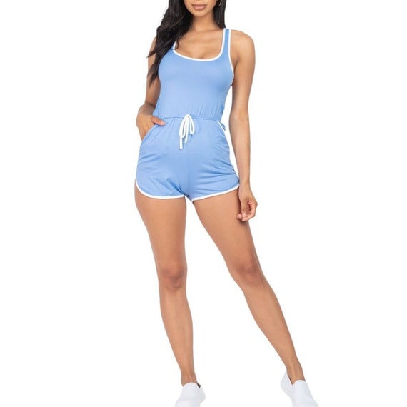 Women's Racerback Romper Casual 