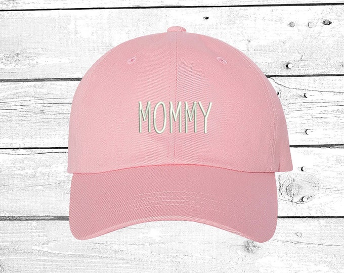 MOMMY Hat New Parent Hat Gift for new parant Gender Reveal hats  Expecting Couples cap We're Having a Baby Hat Newborn Announcements Party