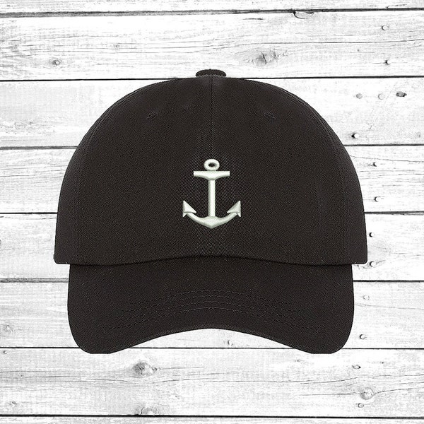 Anchor Baseball Cap Etsy