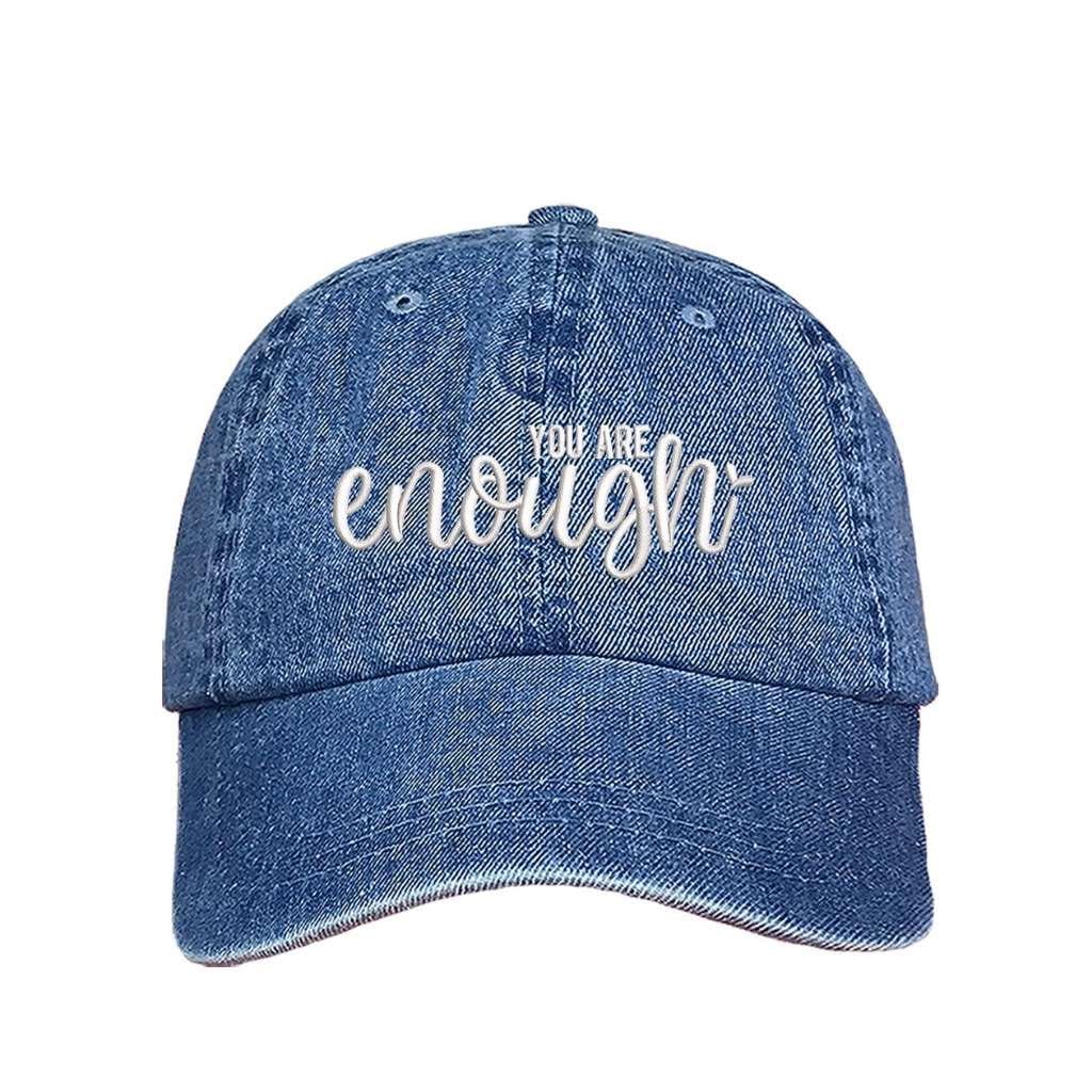 You Are Enough Embroidered Trucker Hat with Beaded Accents/boutique You Are Enough Trucker Hat - Etsy main image 4