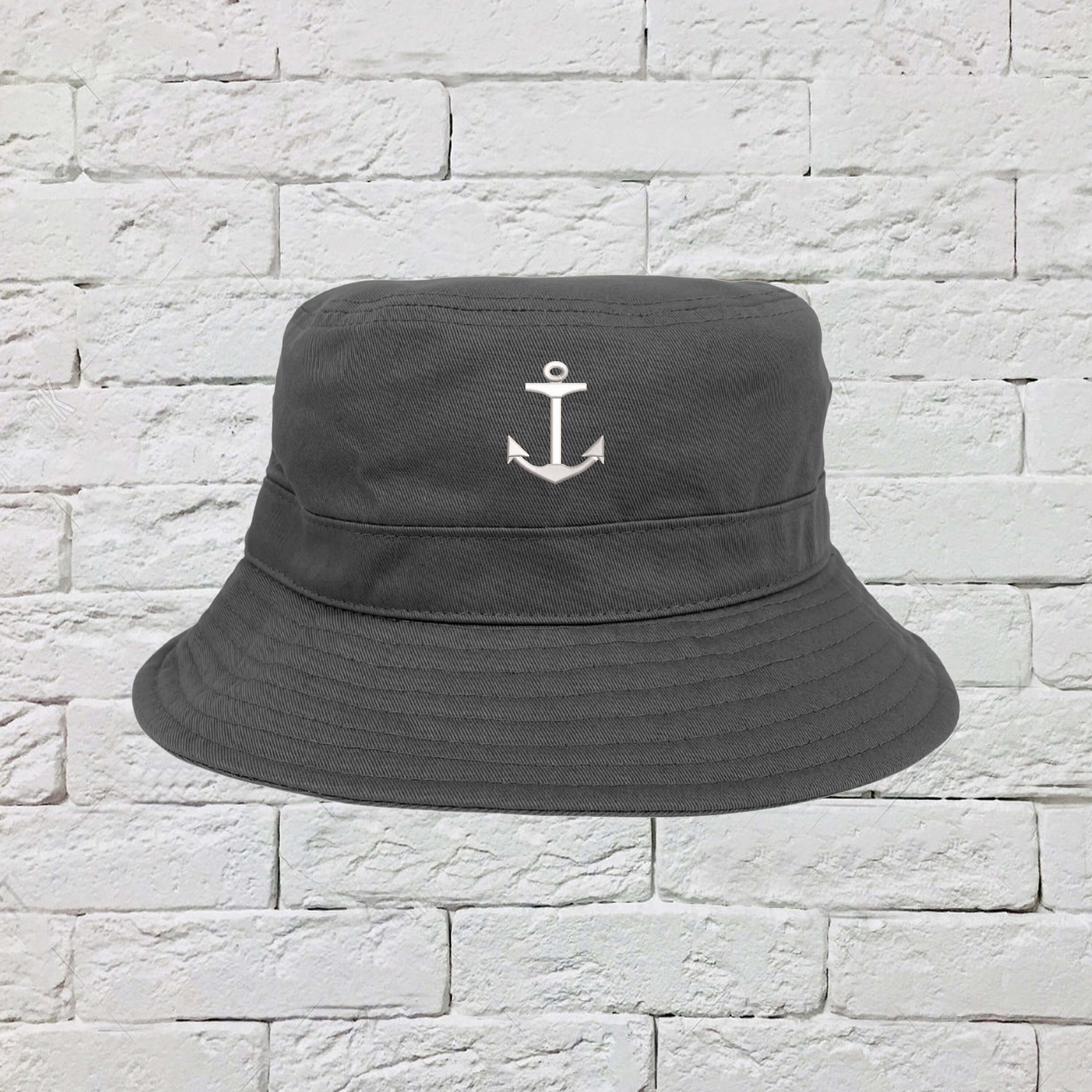 Anchor Bucket Hat Sun Hats Fisherman 