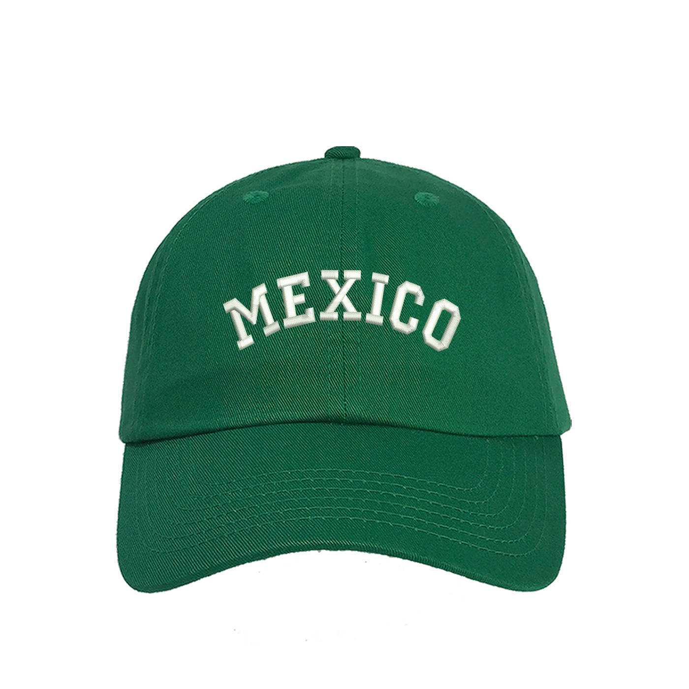 MEXICO Dad Hat Embroidered Mexico Flag Baseball Cap Low Profile Curved