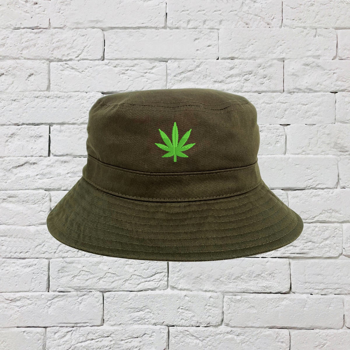 Weed Bucket Hat Marijuana Sun Hats 