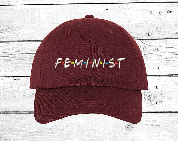 FEMINIST Baseball Hats Feminism Baseball Caps Women Empowerment Gift Womens March Hats Gift ideas for powerful women Sun hats Girl Boss Gift