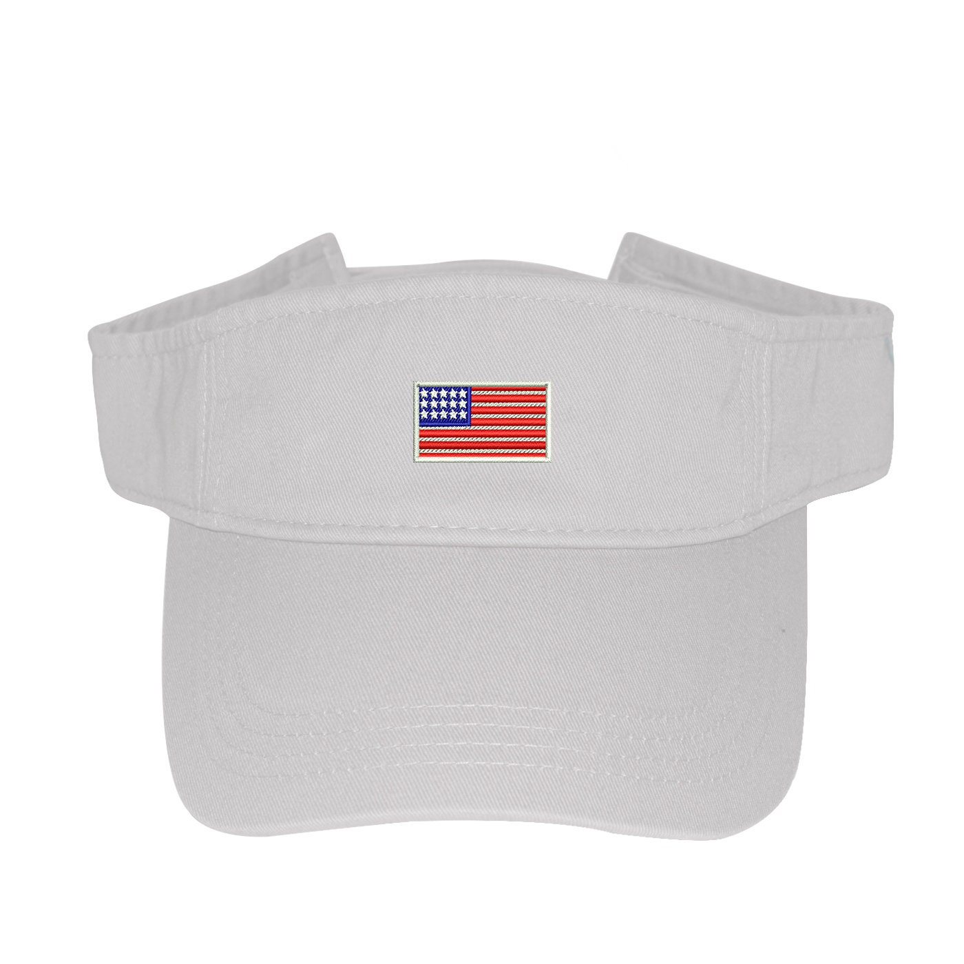 USA Flag Visor Sun Visors Flag Visor Hat Red White and Etsy