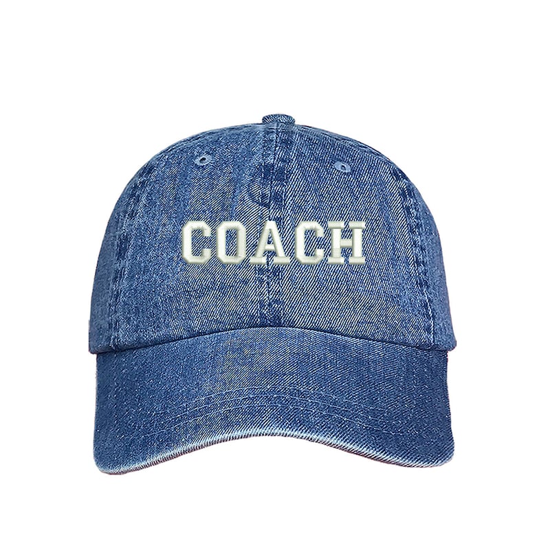 COACH Hats Soccer Coach Caps Baseball Coach , Football Coach Gift ,Baseball Coach Gift Mom Hats image 5