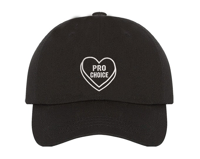 Pro Roe Heart Baseball Hat  Pro Choice Hats  FEMINIST Hats  Feminism Baseball Caps  Women Empowerment Gifts Womens Rights Merch Caps