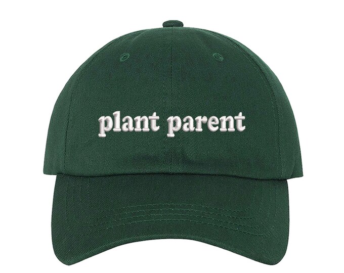 Plant Parent Baseball Dad Hat, Plant Dad Hat, Embroidered Cap , Plant Daddy, Plant Mommy Baseball, Unisex Hat , Plant Parent Hat