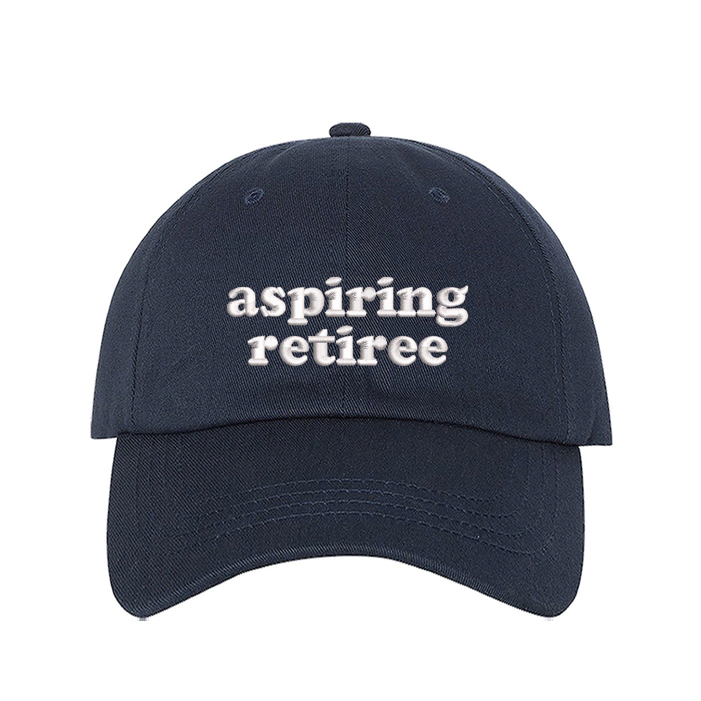 thumbnail image 2 of Unisex Baseball Cap - Adjustable Strapback Dad Hat For Men & Women, Retired Embroidered Design 2 of 13