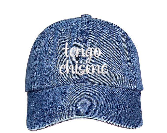 Tengo Chisme Embroidered Baseball Hat, Embroidered Cap, Baseball Hat, Latina Hat, Trendy Hat, Gift for Her