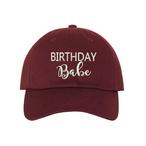 Birthday Babe Baseball Hat, Birthday gift, Birthday Girl Cap Dirty Thirty Hats, 21st Birthday hat, Vegas Birthday hats for Birthday Girl