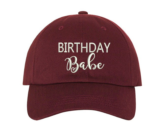 Birthday Babe Baseball Hat, Birthday gift, Birthday Girl Cap Dirty Thirty Hats, 21st Birthday hat, Vegas Birthday hats for Birthday Girl