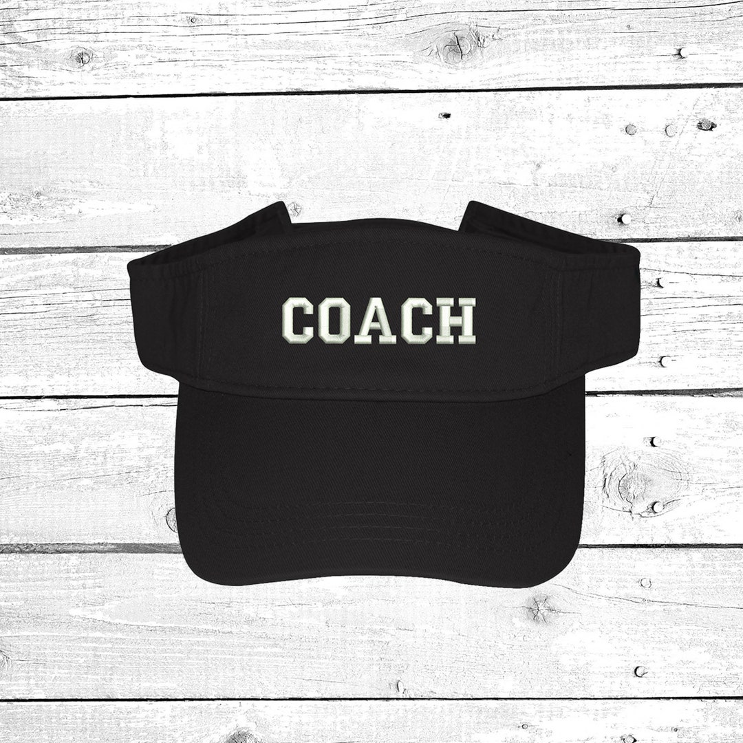COACH Visor Sun Visors Gift for Sports Coach Visor Hat Beach Hat Gift