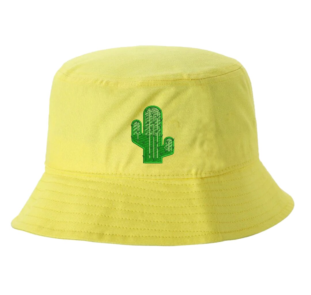 Cactus Bucket Hat, Desert Plants Hats, Fisherman Hats, Succulents Hats