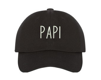PAPI Embroidered Baseball Hat, Dad Cap, Father's Day Gift