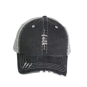 Inspirational Faith Trucker Hat, Faith Hope Distressed Trucker Hat, Jesus Trucker Cap, Christian Trucker Caps, Gift for her,