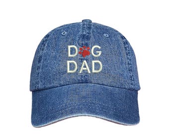 Embroidered Dog Dad Baseball Hat: Father's Day Gift for Dog Parent