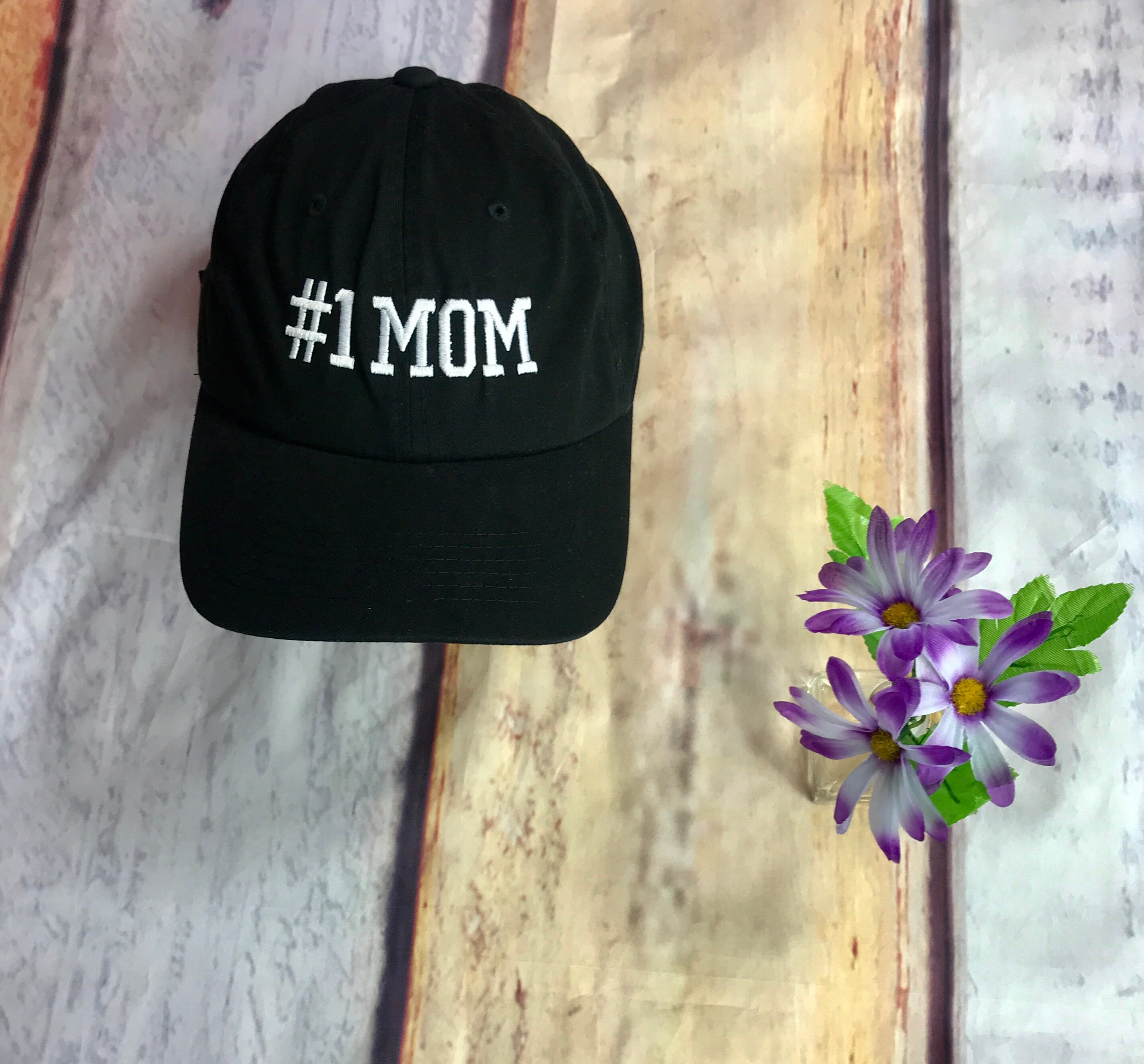 Mothers Day Hat 1 Mom Baseball Hat Gift for Wife Best Mom Hat Best Mom