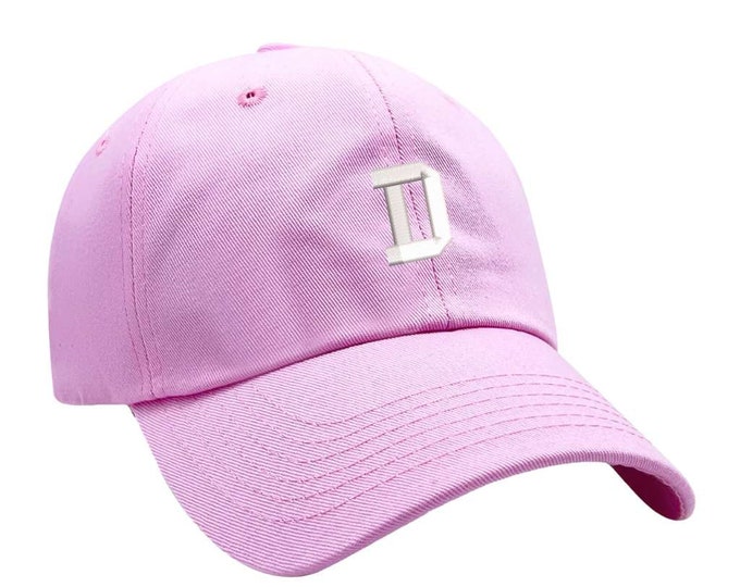 Valentines Day Custom 3D Baseball Cap Embroidered Letter Initial Personalized  Hat Embroidered Letter Initial Hat Initials Baseball Caps