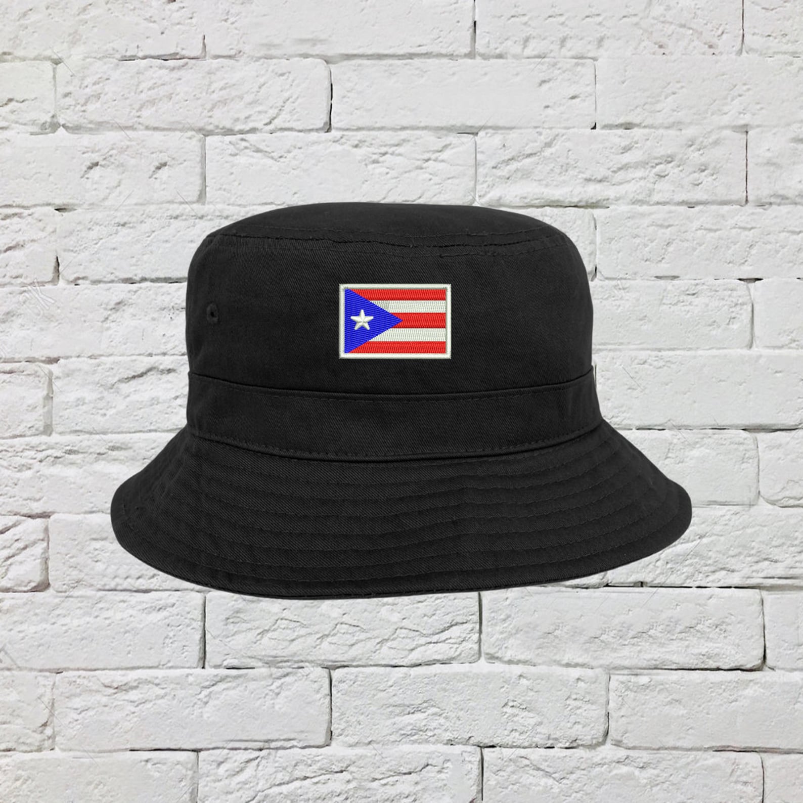 Puerto Rican Flag Bucket Hat Puerto Rico Sun Hats Fisherman Etsy