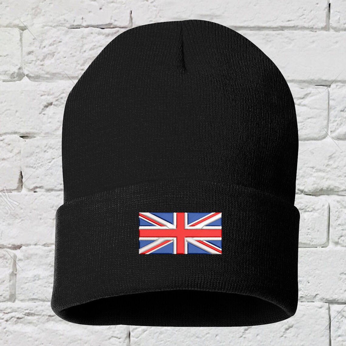 British Flag Beanie UK Beanie Hat United Kingdom Hats Etsy