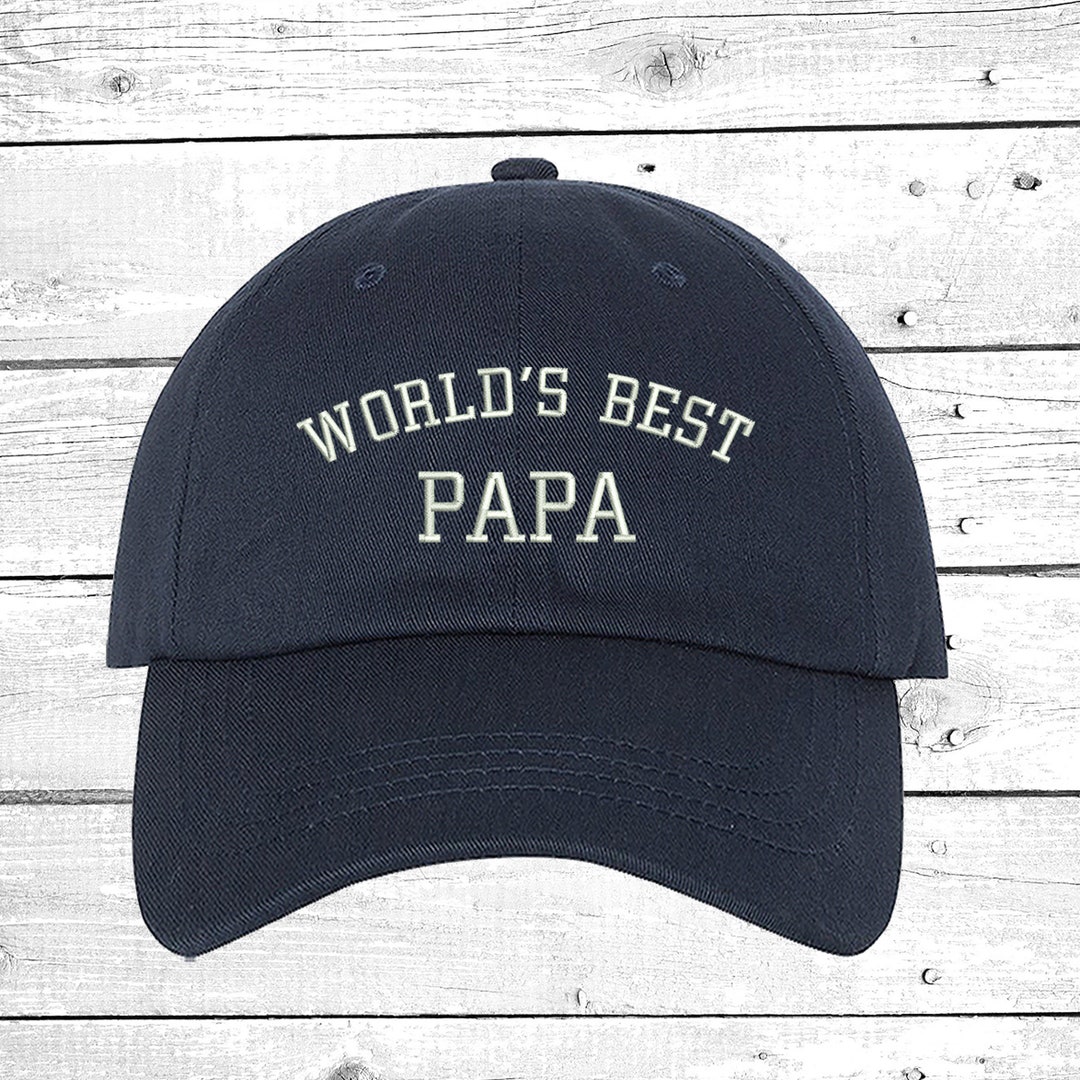 World's BEST PAPA Dad Hat for Best Buds Grandfather Gift for Grandpa ...