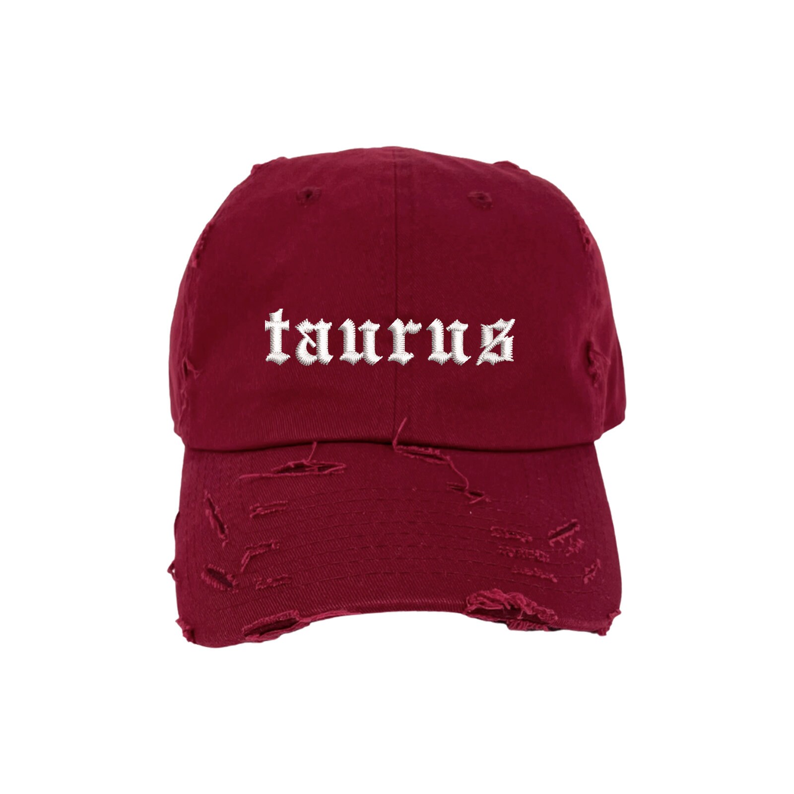 Taurus Vintage Lowercase Distressed Dad 