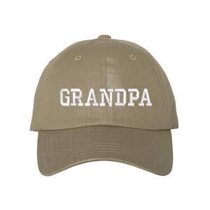 Grandpa Baseball Hat, Grandpa Chic Grandfather Dad Hat, Grandpa Hat Grandparents Gift, Baseball Cap Hats, Gift for Grandpa Old School Vibes