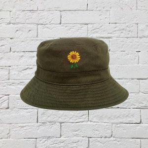 Olive Green Bucket Hat - Etsy display picture 1