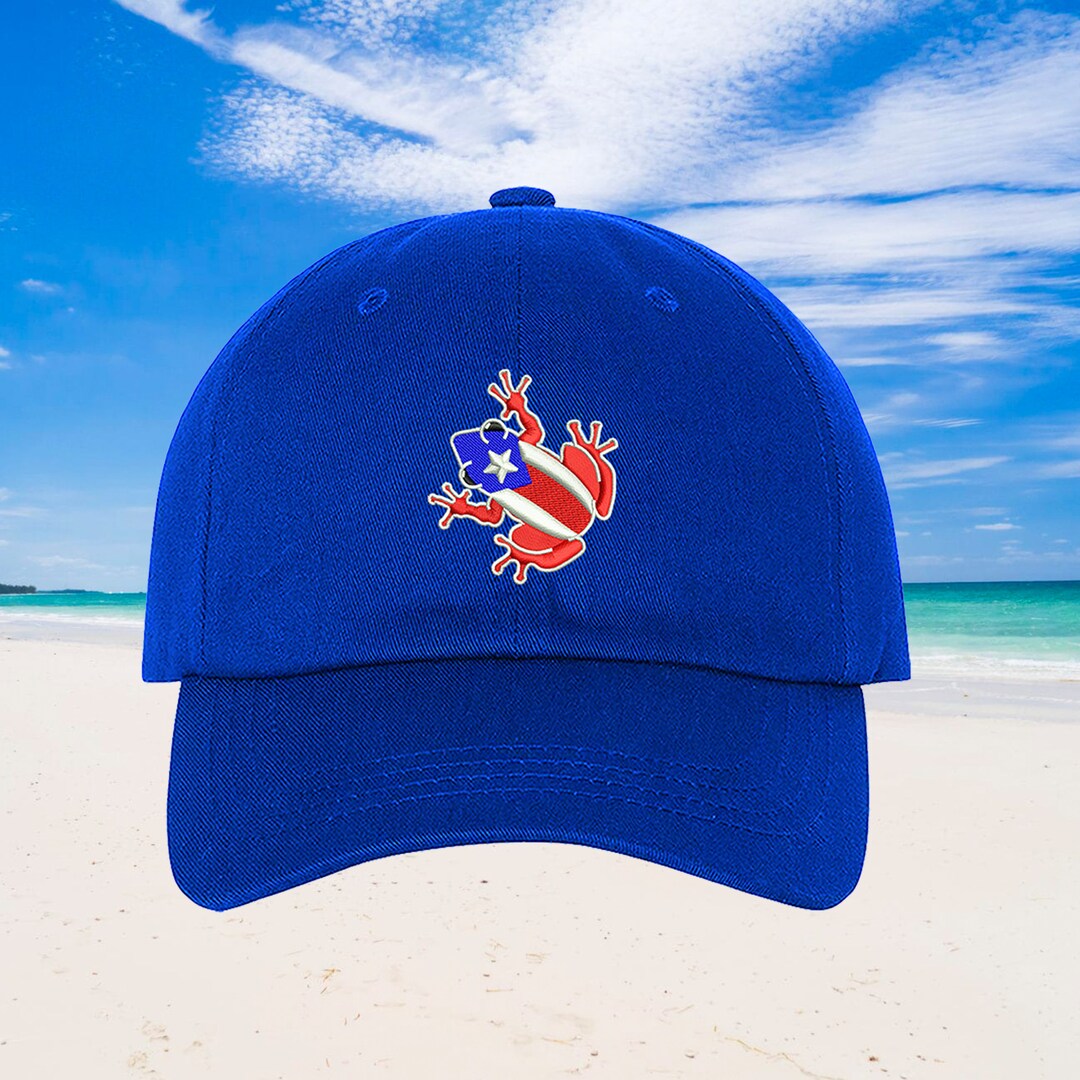 Coqui Dad Hat, Puerto Rico Baseball Hat Puertorican Festival Hats, Low