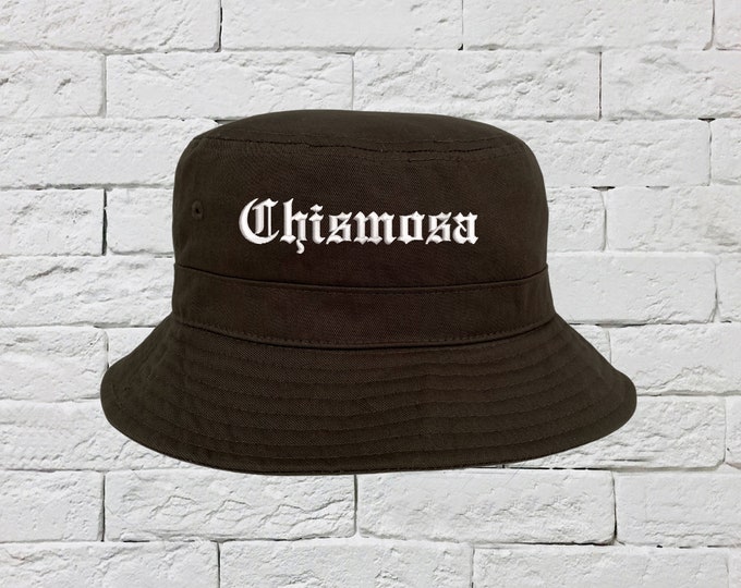 Chismosa Hat, Mexican Hats, Fisherman Hats, Chicanx Hats, Unisex Bucket Hats, East LA Caps, Chola Bucket Caps, Funny Latinx Hats, Latina Cap