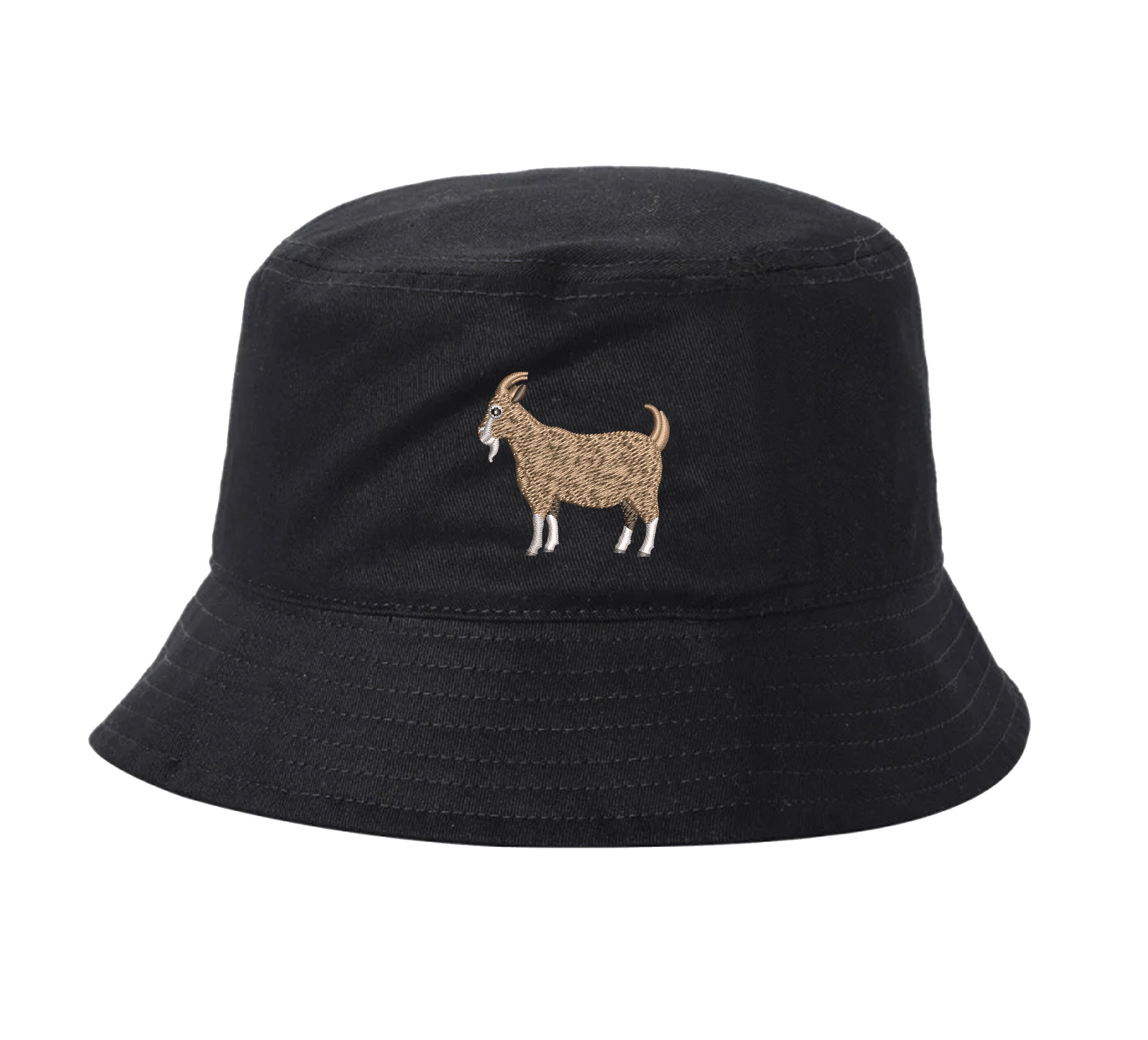 Goat, Greatest of All Time Bucket Hat, Unisex Embroidered Bucket Hat ...