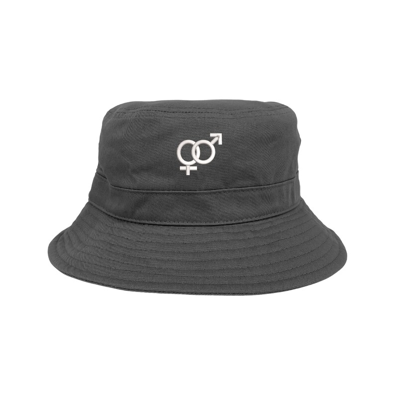 Fisherman Bucket Hat Sexuality Hats Hetero Symbol Bucket Hat Unisex Beach Bucket Hats Embroidered Hat Bucket Caps Hat Custom Made Caps
