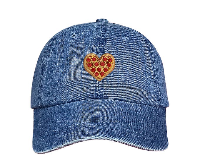 Heart Pizza Baseball Hat PIZZA HEART Dad Hat Foodie Gift, Pepperoni Pizza Cap,  Food Lover Baseball Hat Food Hat Junk food Dad Hats Tumblr