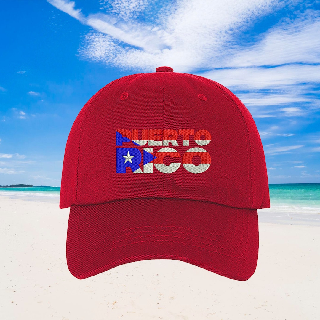 Puerto Rico Strong Flag Baseball Hat Puertorican Festival Hats