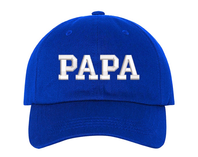 PAPA Baseball hat Dad Hat for best buds Grandfather Gift for Grandpa Hats Gift for Dad Best friend Cap Papa Hat Abuelo Cap Fathers Day Gifts