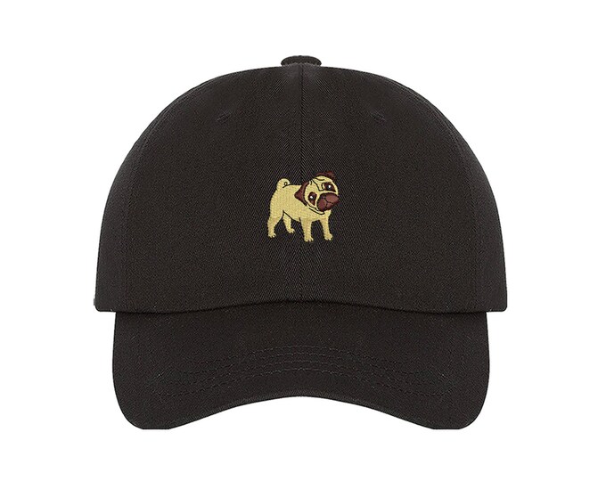 PUG Baseball Hat Pet Lover Embroidered Baseball Cap Pug Hat Pug Dog Hat Pug Lover Pug Parent, Pug Mommy, Pug Daddy Hat, Gifts For Pet Lovers