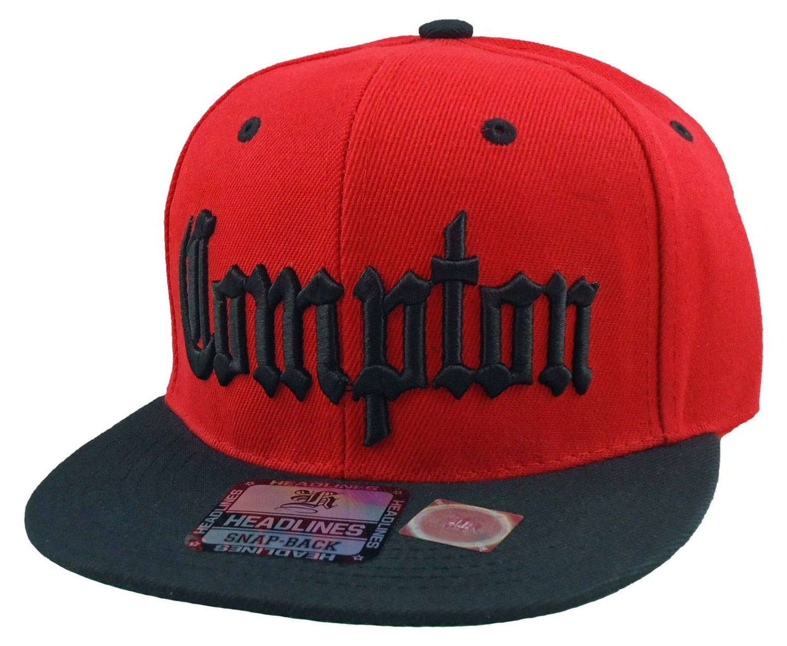 COMPTON 3D Flatbill Hat City of Compton Snapback Hats - Etsy