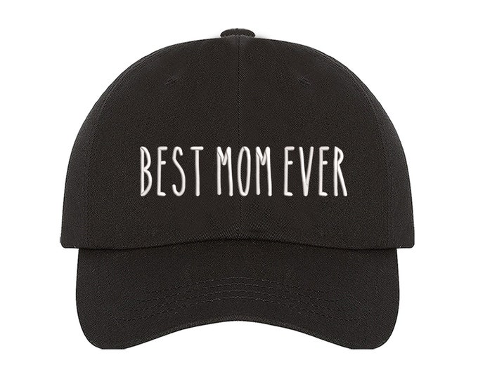 Best Mom Ever Baseball Hat  Women's Hat, Women's Accessories , Mama Bear Cap, Bear Hats, Bear Family, Gift for mom Baseball Caps Mom Gift