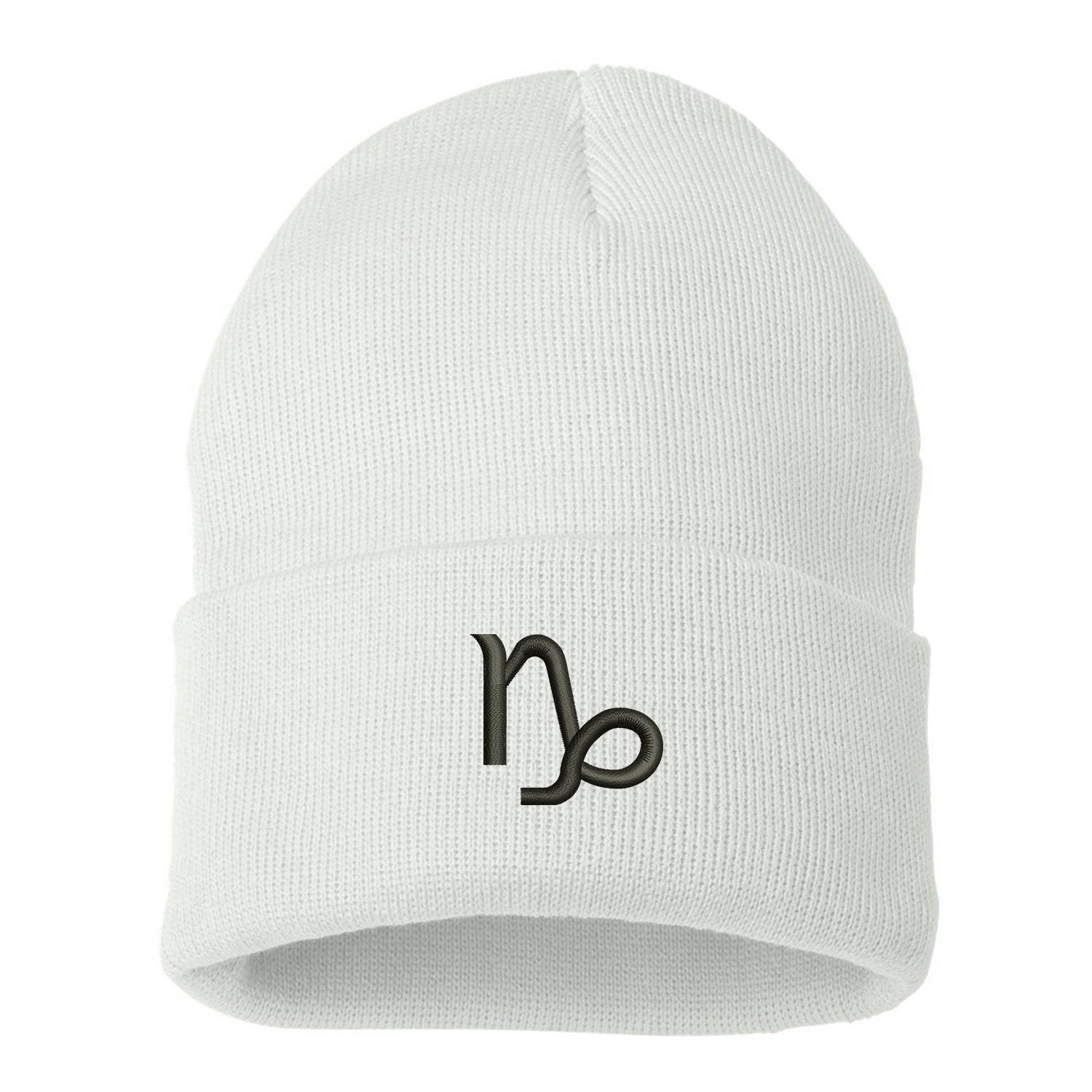 Embroidered Beanie Cuffed Cap 