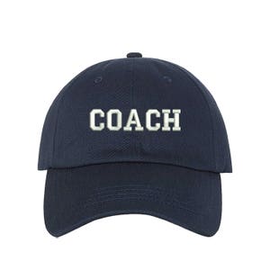 COACH Hats Soccer Coach Caps Baseball Coach , Football Coach Gift ,Baseball Coach Gift Mom Hats image 7