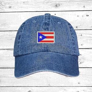 Puerto Rican Flag Baseball Hat Puertorican Festival Hats Puertorican Flag Embroidered Baseball Cap, Puerto Rico Dad Hats, Boricua Hats