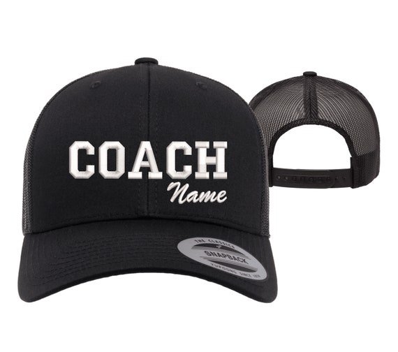 Personalized Gift for Coach Trucker Custom Hats for Coaches 