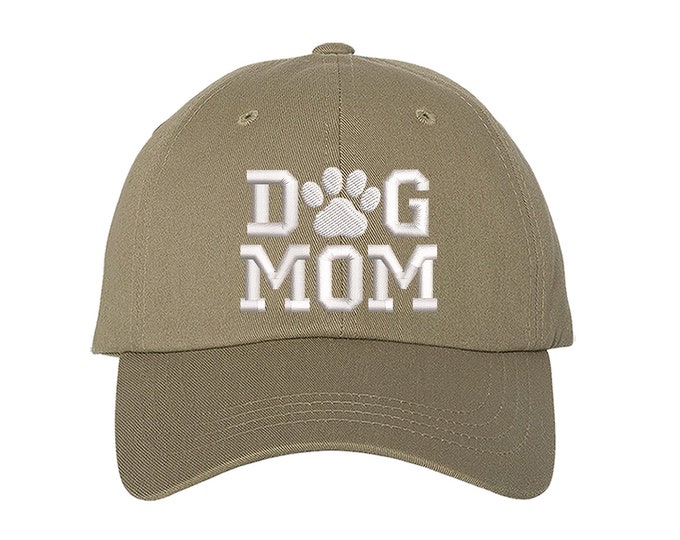 Dog Mom Baseball Hat Embroidered Hats Dog Mom Gift Dog Lover Baseball Caps, Dog Mom Hat, Gifts for Pet Lovers, Unisex Baseball hats