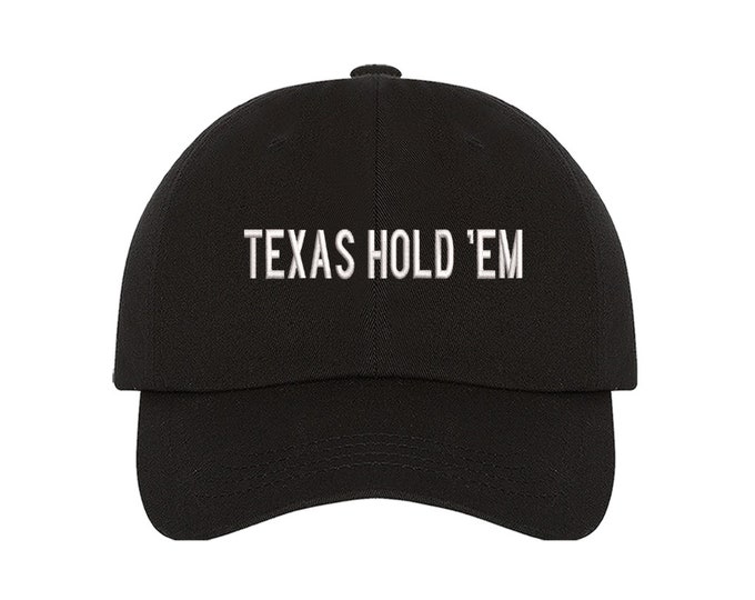 Texas Hold Em Baseball Hat Queen Bey baseball cap Texas Hold'em embroidered hat Poker Fashion Country Music Baseball Cap Texas Hold Em Hats