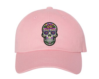 Dia De Los Muertos Baseball Hat - Day Of The Dead Embroidered Dad Hat