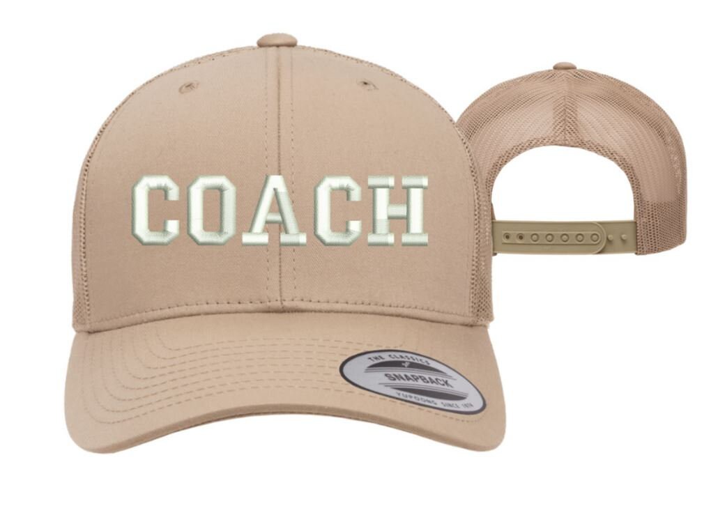 Coach Trucker Hats, Sports Baseball Caps, Coach Trucker Hats for