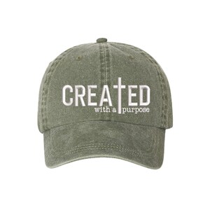 Faith Embroidered Dad Hat – Vintage Cotton Adjustable Distressed Baseball Cap